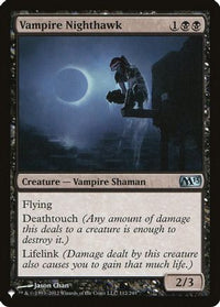 Vampire Nighthawk -  (LIST-112) - The List Reprints
