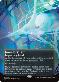 Inventors' Fair (0156) (Borderless) (Galaxy Foil) (EOS-156) - Edge of Eternities: Stellar Sights Foil