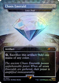 Chaos Emerald - Lotus Petal (7037) -  Foil (SLD-7037) - Secret Lair Drop Series