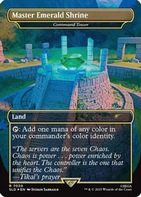 Master Emerald Shrine - Command Tower (7030) (Rainbow Foil) -  Foil (SLD-7030) - Secret Lair Drop Series
