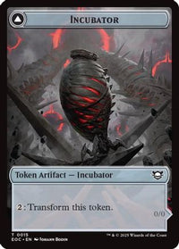 Incubator // Phyrexian Double-Sided Token -  Foil (EOC-15 // 15) - Commander: Edge of Eternities