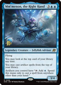 Mm'menon, the Right Hand -  Foil (PRE-068) - Prerelease Cards