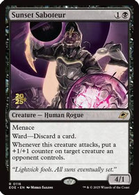 Sunset Saboteur -  Foil (PRE-116) - Prerelease Cards