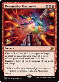 Devastating Onslaught -  Foil (PRE-132) - Prerelease Cards