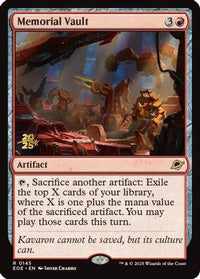 Memorial Vault -  Foil (PRE-145) - Prerelease Cards
