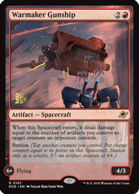 Warmaker Gunship -  Foil (PRE-167) - Prerelease Cards