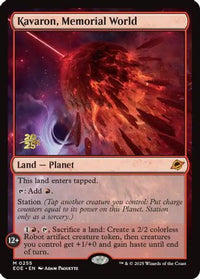 Kavaron, Memorial World -  Foil (PRE-255) - Prerelease Cards