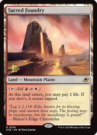 Sacred Foundry -  Foil (PRE-256) - Prerelease Cards
