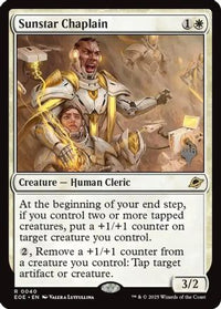 Sunstar Chaplain -  Foil (PPEOE-040) - Promo Pack: Edge of Eternities