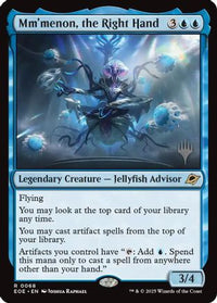 Mm'menon, the Right Hand -  Foil (PPEOE-068) - Promo Pack: Edge of Eternities