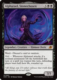 Alpharael, Stonechosen -  Foil (PPEOE-087) - Promo Pack: Edge of Eternities