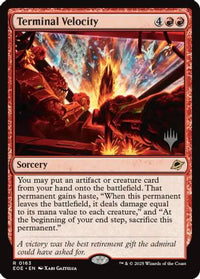 Terminal Velocity -  Foil (PPEOE-163) - Promo Pack: Edge of Eternities