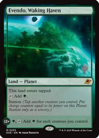 Evendo, Waking Haven -  Foil (PPEOE-253) - Promo Pack: Edge of Eternities