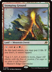 Stomping Ground -  Foil (PPEOE-258) - Promo Pack: Edge of Eternities