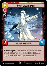 Hoth Lieutenant (64/104) - Intro Battle Hoth