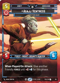 Asajj Ventress - Harden Your Heart (84) - Organized Play Promos Foil