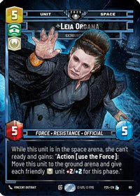 Leia Organa - Extraordinary (80) - Organized Play Promos Foil