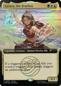 Katara, the Fearless (Extended Art) -  Foil (MEDIA-003) - Media Promos
