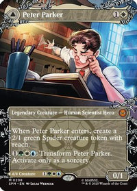 Peter Parker (0208) (Borderless) -  Foil (SPM-208) - Marvel's Spider-Man