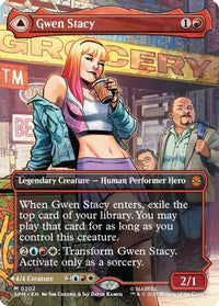 Gwen Stacy (0202) (Borderless) -  Foil (SPM-202) - Marvel's Spider-Man