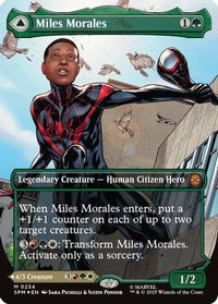 Miles Morales (0234) (Borderless) -  Foil (SPM-234) - Marvel's Spider-Man