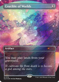 Crucible of Worlds (Galaxy Foil) -  Foil (SLD-2110) - Secret Lair Drop Series