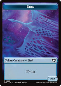 Bird // Pest Double-Sided Token -  Foil (EOC-3 // 9) - Commander: Edge of Eternities