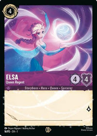 Elsa - Queen Regent (16/P2)  - Disney Lorcana Promo Cards