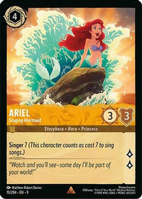 Ariel - Singing Mermaid (15/204) Cold Foil - Fabled