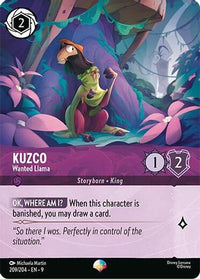 Kuzco - Wanted Llama (Epic) (209/204) Holofoil - Fabled
