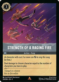 Strength of a Raging Fire (201/204) Cold Foil - Fabled