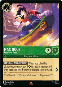 Max Goof - Rebellious Teen (75/204) Holofoil - Fabled