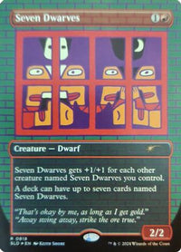 Seven Dwarves (0818) (Rainbow Foil) -  Foil (SLD-818) - Secret Lair Drop Series