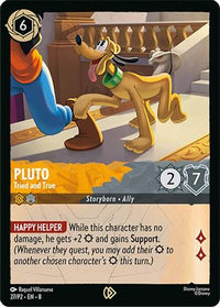 Pluto - Tried and True (27) Cold Foil - Disney Lorcana Promo Cards