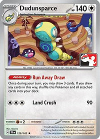 Dudunsparce 129  - Holofoil Prize Pack Series Cards - Rare