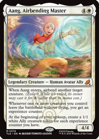 Aang, Airbending Master -  Foil (TLE-074) - Avatar: The Last Airbender: Eternal-Legal
