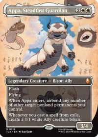 Appa, Steadfast Guardian (Borderless) -  Foil (TLA-316) - Avatar: The Last Airbender