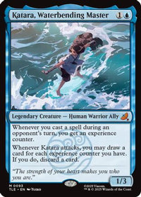 Katara, Waterbending Master -  Foil (TLE-093) - Avatar: The Last Airbender: Eternal-Legal