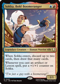 Sokka, Bold Boomeranger -  Foil (TLA-240) - Avatar: The Last Airbender