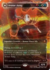 Avatar Aang (Raised Foil) -  Foil (TLA-363) - Avatar: The Last Airbender
