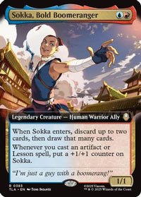 Sokka, Bold Boomeranger (Extended Art) -  (TLA-383) - Avatar: The Last Airbender