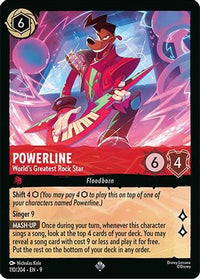 Powerline - World's Greatest Rock Star (110/204) Cold Foil - Fabled