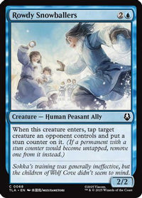 Rowdy Snowballers -  (TLA-068) - Avatar: The Last Airbender