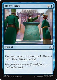 Deny Entry -  Foil (TLE-222) - Avatar: The Last Airbender: Eternal-Legal