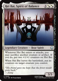 Hei Bai, Spirit of Balance -  Foil (TLA-225) - Avatar: The Last Airbender