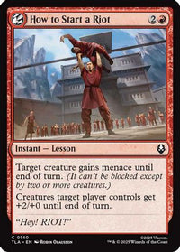 How to Start a Riot -  Foil (TLA-140) - Avatar: The Last Airbender