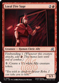 Loyal Fire Sage -  (TLE-242) - Avatar: The Last Airbender: Eternal-Legal