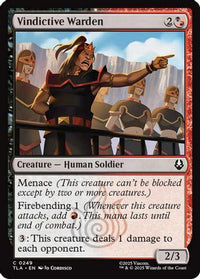 Vindictive Warden -  Foil (TLA-249) - Avatar: The Last Airbender