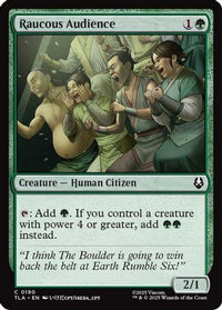 Raucous Audience -  Foil (TLA-190) - Avatar: The Last Airbender