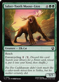 Saber-Tooth Moose-Lion -  (TLA-194) - Avatar: The Last Airbender